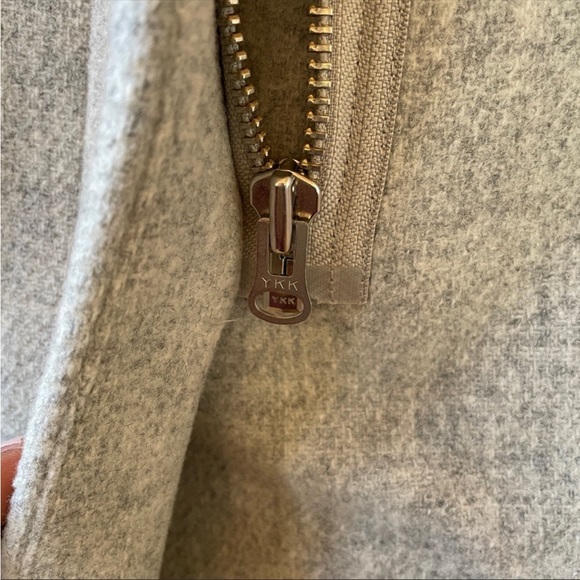 Grey (Heather Dusk) J Crew Cocoon Coat in Italian Stadium-Cloth Wool - Picture 4 of 7